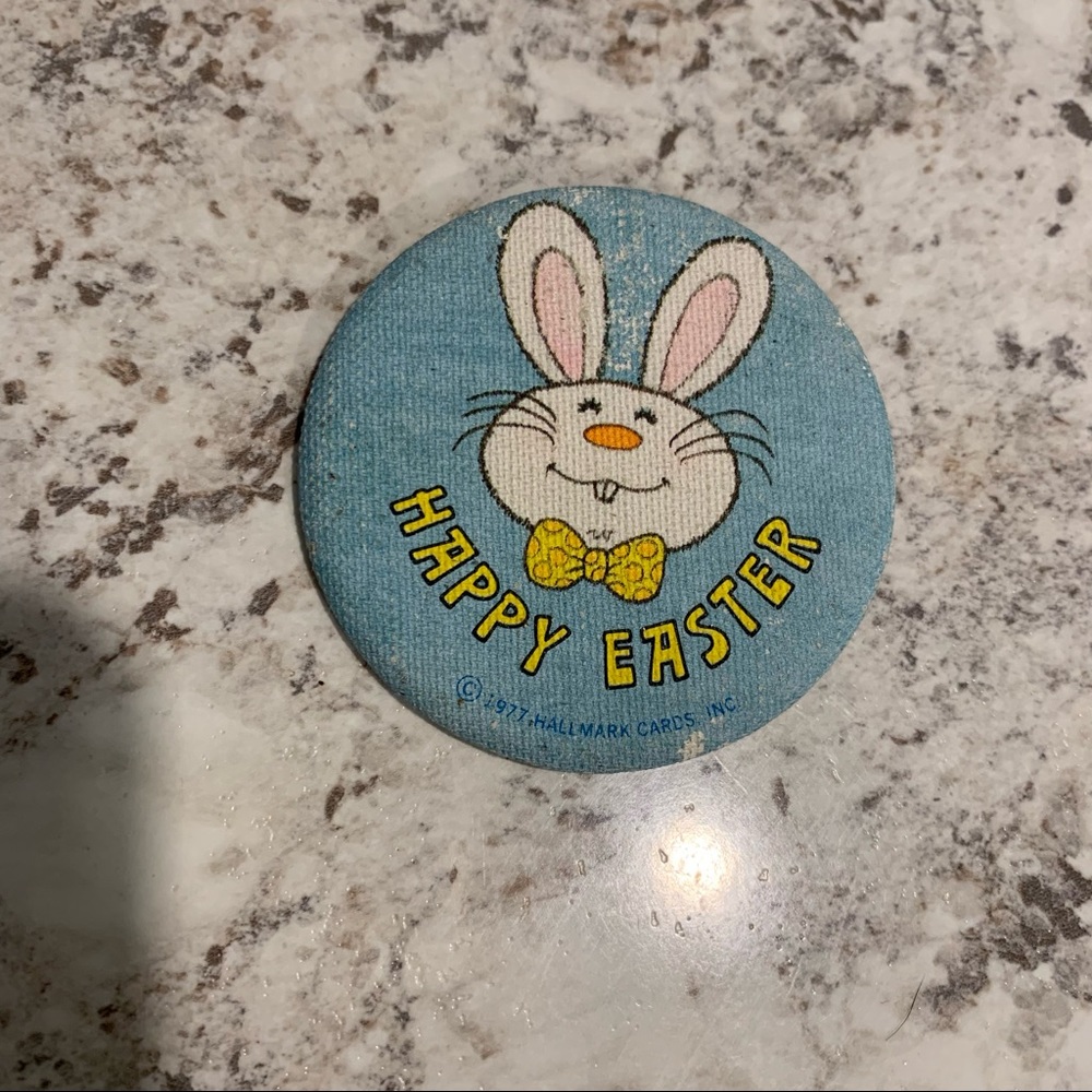 Vintage Hallmark Lapel Pin 1977 Easter Bunny
